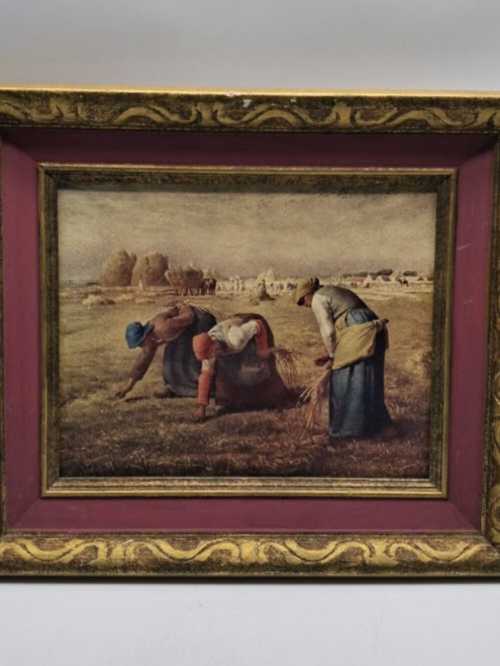 "The Gleaners" Lithograph Print by Jean Francois-Millet 8X10
